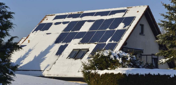 Solceller på vintern